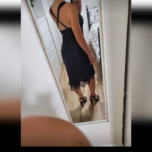 Black Beaded Dress - Picture 2 of 3